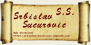 Srbislav Šućurović vizit kartica
